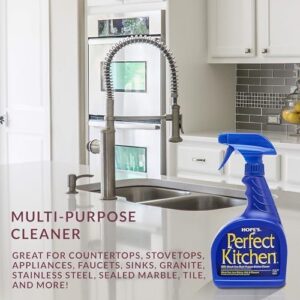 HOPE'S Perfect Kitchen Cleaner Spray - 32 Oz bottle on a kitchen countertop