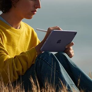 2021 iPad Mini in Purple color, showcasing the front and back view