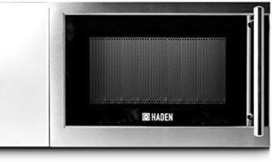 Haden 20L Digital Stainless Steel Microwave Oven on a kitchen countertop