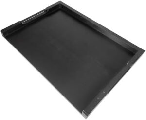 Ilyapa Noodle Board Wood Stove Top Cover for Gas Stove with Steel Handles