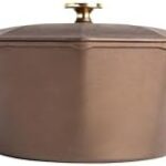 Lodge DL5 10001 Finex Cast Iron Dutch Oven, 5 Quarts, Black - High-quality cooking tool