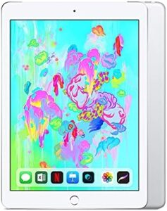 Apple iPad 9.7 6th 128GB Silver Wi-Fi Only (Renewed)