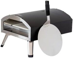 Healthy Choice Compact and Portable 12" Outdoor Electric Pizza Oven - Lightning-fast cooking and easy cleaning