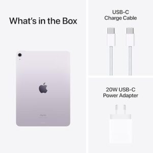 iPad Air 11-inch (M2): Liquid Retina Display, 512GB, Landscape 12MP Front Camera/12MP Back Camera, Wi-Fi 6E, Touch ID, All-Day Battery Life — Purple