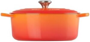 Le Creuset Signature Cast Iron Oval Casserole in Volcanic color, 29 cm size, perfect for cooking