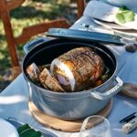Staub Round Cocotte, 24 cm, Graphite – Durable Cast Iron Cookware with Self-Basting Lid