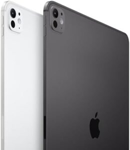 iPad Pro 13-inch (M4): Ultra Retina XDR Display, 512GB, Landscape 12MP Front Camera/12MP Back Camera, Wi-Fi 6E + 5G Cellular with eSIM, All-Day Battery Life, Standard Glass — Space Black