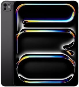 iPad Pro 13-inch (M4): Ultra Retina XDR Display, 2TB, Landscape 12MP Front Camera/12MP Back Camera, Wi-Fi 6E, Face ID, All-Day Battery Life, Standard Glass — Space Black