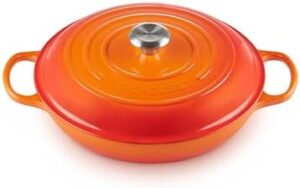 Le Creuset Signature Cast Iron Shallow Casserole in Volcanic, 30 cm