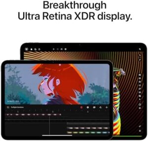 iPad Pro 13-inch (M4): Ultra Retina XDR Display, 512GB, Landscape 12MP Front Camera/12MP Back Camera, Wi-Fi 6E, Face ID, All-Day Battery Life, Standard Glass — Silver