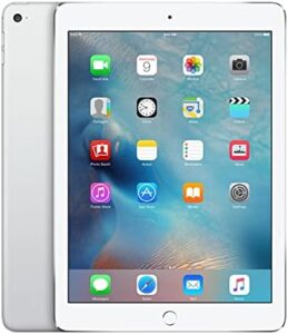 Apple iPad Air 2 64GB WiFi + Cellular Silver (Renewed)