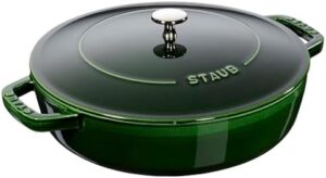 Staub 40511 479/0 Basil Cast Iron Oval Casserole 24 cm - Stylish and Durable Cookware