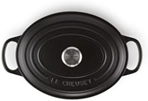 Le Creuset Oval Casserole 29cm Black – Durable Cast Iron Cookware