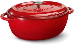 Zwilling Oval Casserole Dish, 29 cm, cast iron Dutch oven with enamel coating