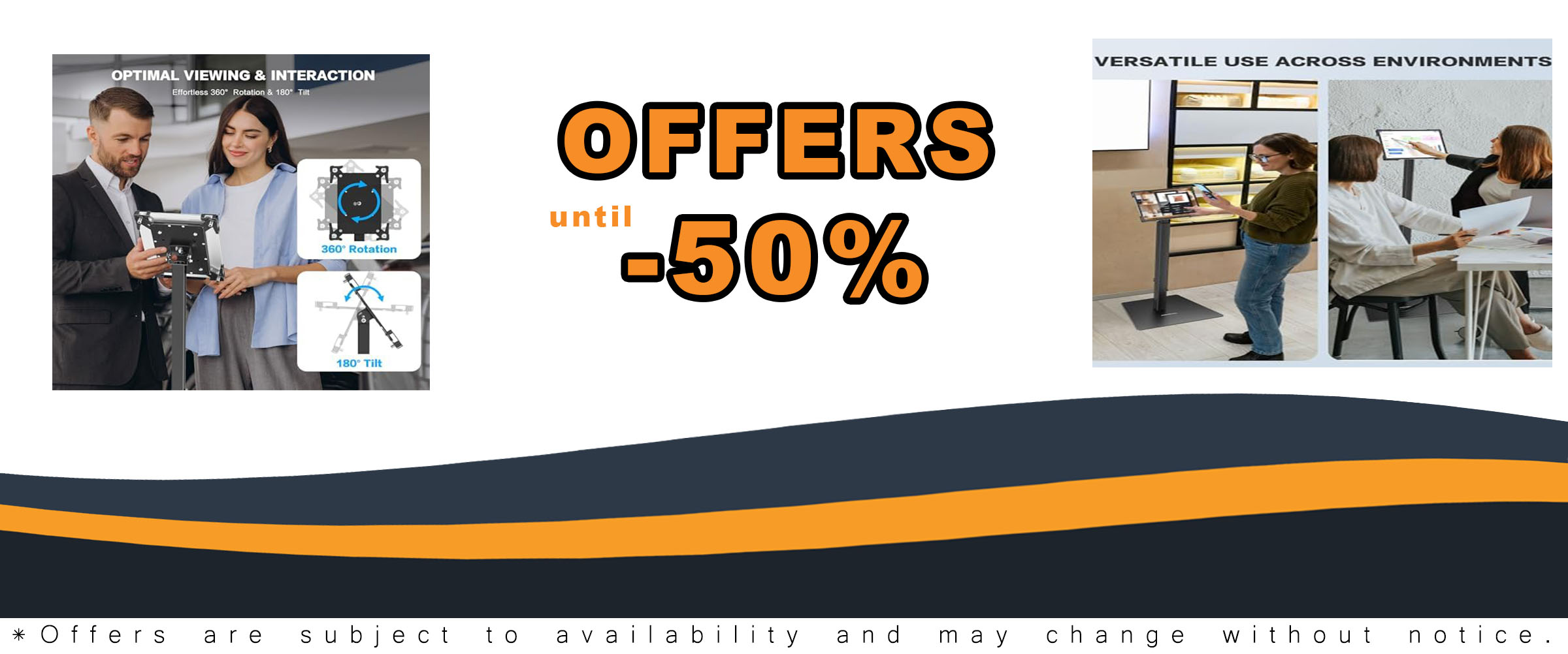 AboveTEK Security iPad Kiosk Floor Stand, Anti-Theft POS Tablet Stand for Retail Business, Height Adjustable Tablet Floor Stand, 360° Swivel Universal Locking Holder Fits 9.7"-13" iPad/iPad Pro/Air