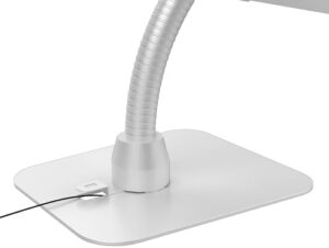 CTA Digital Premium Security Kiosk Stand with Gooseneck Tabletop Mount (White)