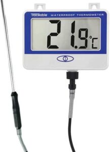 Digi-Sense Traceable Remote Probe Digital Thermometer with Calibration; Extra Long, Waterproof