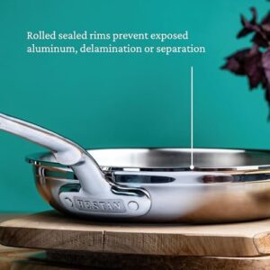 Hestan ProBond - Professional Clad Stainless Steel Frying Pan, 11-Inch, Induction Compatible