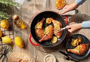 Küchenprofi 416501028 Gourmet pan, Cast Iron
