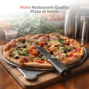 PAYISHO Indoor Pizza Oven Smart Touch Screen, 12" Countertop Pizza Oven Electric Pizza Maker with Pizza Stone & Cutter, 6 Pizza Presets, Heats up to 450℃, Makes Pizzas in 2 Min,Cooker for Home,AU PLUG
