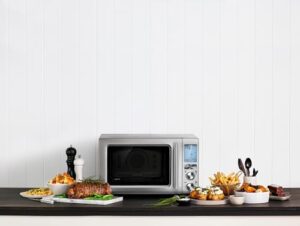Breville, The Combi Wave 3 in 1 Microwave Oven, Brushed Stainless Steel, BMO870BSS4JAN1
