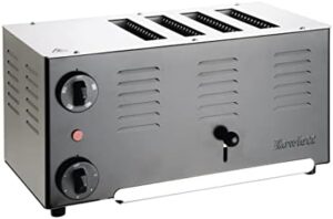 Rowlett Regent 4 Slot Toaster Quartz Grey with Spare Elements