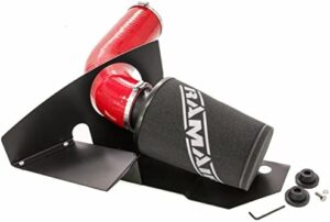 Ramair Filters JSK-123-RD EA888 2.0TFSI Silicone Heat Shield Air Filter Induction Kit, Red