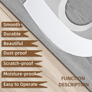 GSCIT Club White Edge Banding, 3 inch x 250ft Melamine Edge Banding with Hot Melt Adhesive Pre-glued Edge Banding Flexible Edging Trim for Plywood Cabinet Furniture