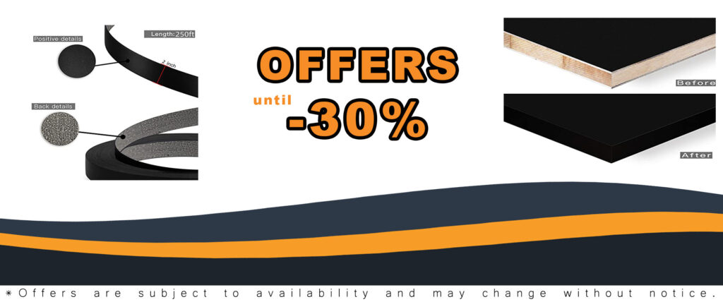 ZYJT Black Edge Banding, 2 inch x 250ft roll of Veneer Edge Banding -Pre-glued Flexible Edging, PVC Tape Banding on with Hot Melt Adhesive Easy Application for Cabinet Repair Furniture Restoration