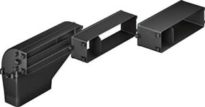 Bosch HEZ381401 Cooker hood exhaust air set – Cooker hood exhaust air set, Black, 15 cm, 16 mm, 3.48 kg, 1 piece(s))